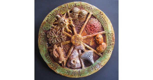 Wheel Of The Year Incense Holder